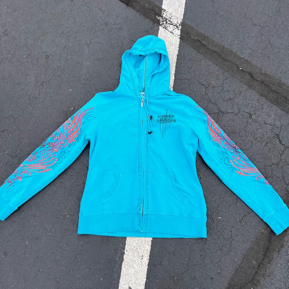 Harley Davidson zip up jacket